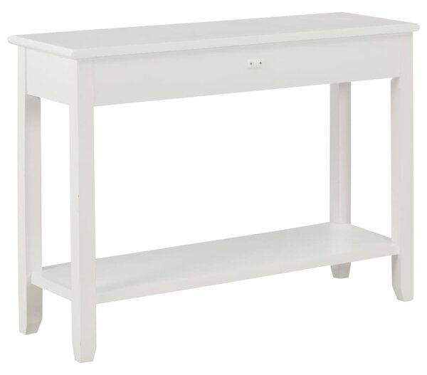 Fehér fa tálalóasztal 110 x 35 x 80 cm