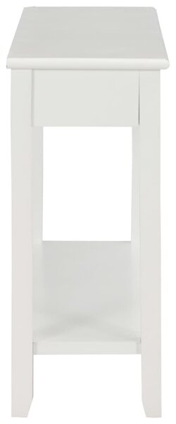 Fehér fa tálalóasztal 110 x 35 x 80 cm