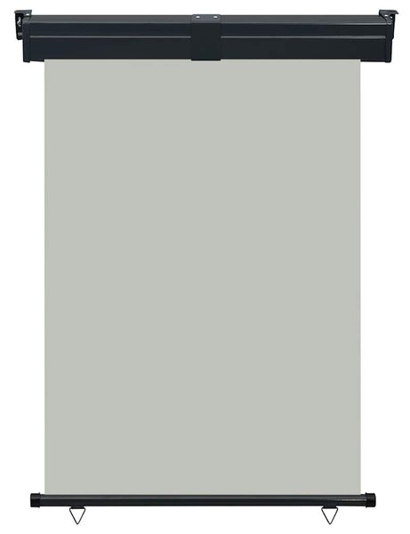 Szürke oldalsó terasznapellenző 125 x 250 cm