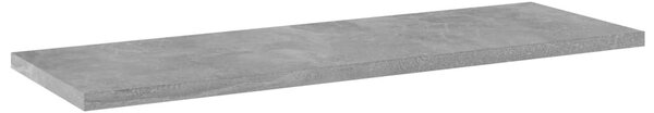 4 db betonszürke forgácslap könyvespolc 60 x 20 x 1,5 cm