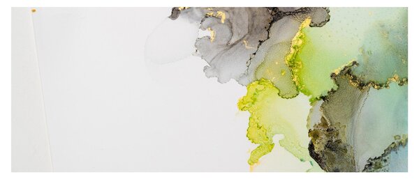 Kép - Absztrakt művészet tintával (120x50 cm)