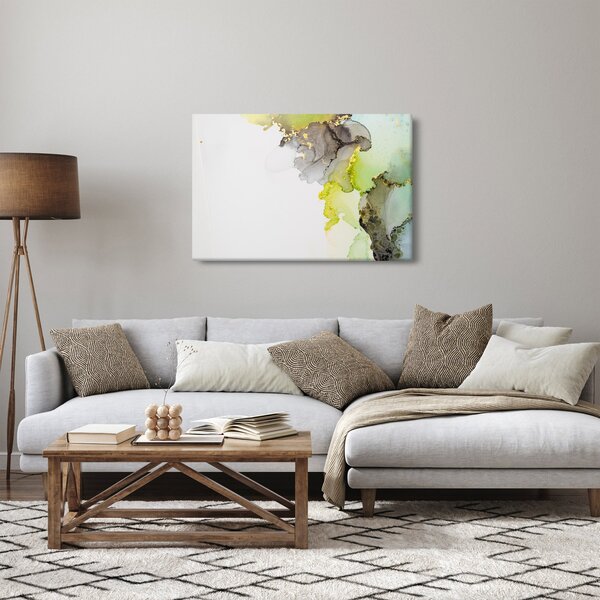 Kép - Absztrakt művészet tintával (90x60 cm)