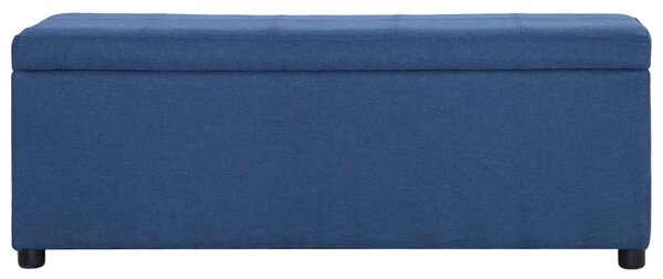 Kék poliészter pad tárolórekesszel 116 cm