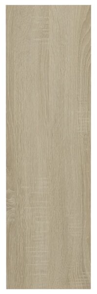 2 db sonoma-tölgyszínű fali cipősszekrény 80 x 18 x 60 cm