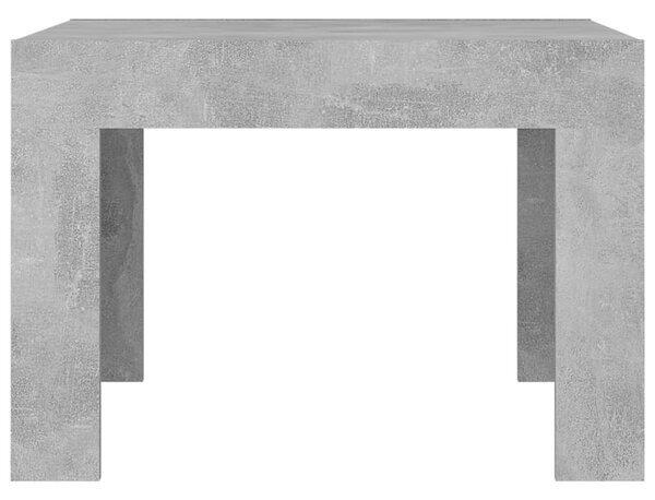 Betonszürke szerelt fa dohányzóasztal 50 x 50 x 35 cm