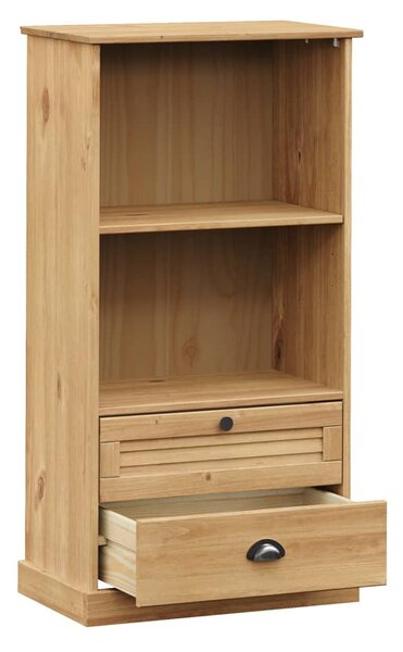 VIGO tömör fenyőfa könyvespolc 60x35x114,5 cm