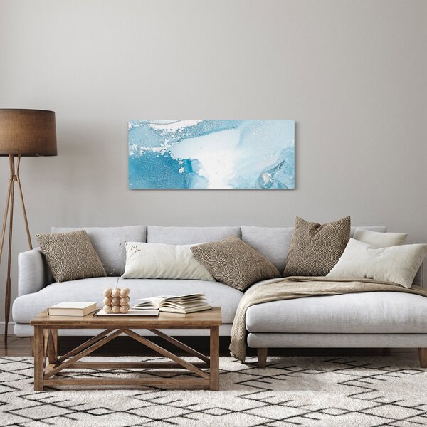 Kép - Kék dekoráció (120x50 cm)
