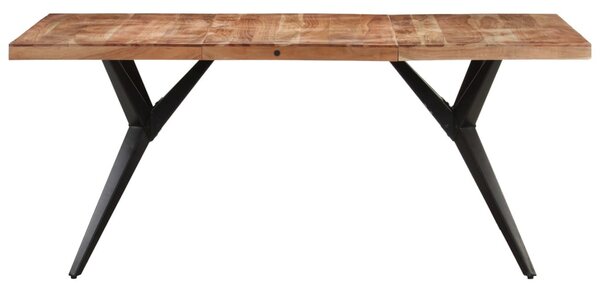 Tömör akácfa étkezőasztal 160 x 80 x 76 cm