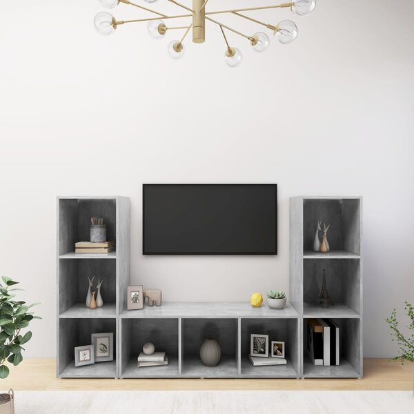 | TV szekrény | 3 pcs 37 x 35 x 107.5 cm