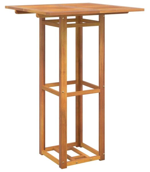 Tömör akácfa bisztróasztal 75 x 75 x 110 cm