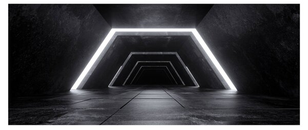 Kép - Futurisztikus alagút (120x50 cm)