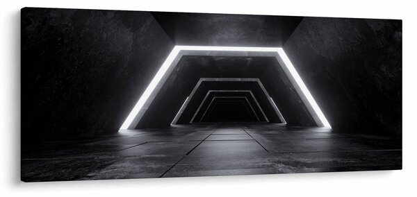 Kép - Futurisztikus alagút (120x50 cm)