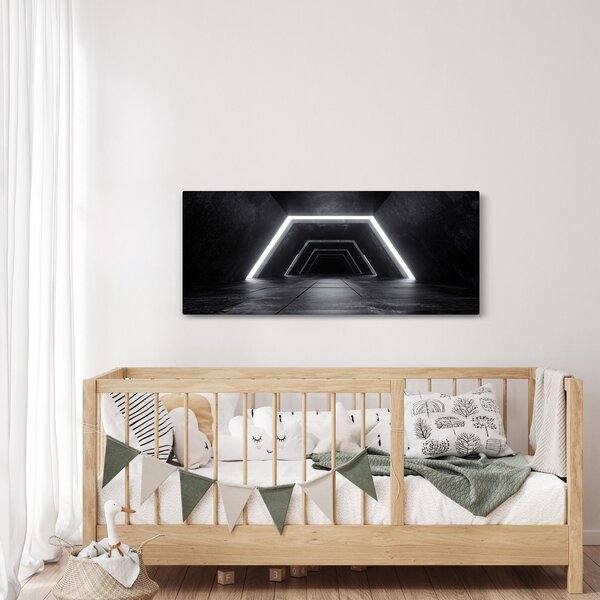Kép - Futurisztikus alagút (120x50 cm)
