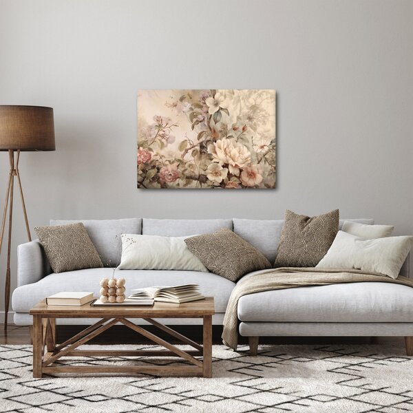 Kép - Vintage madár festmény (70x50 cm)