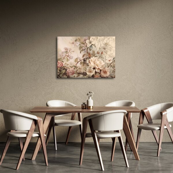 Kép - Vintage madár festmény (70x50 cm)