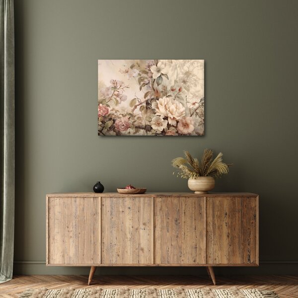Kép - Vintage madár festmény (70x50 cm)