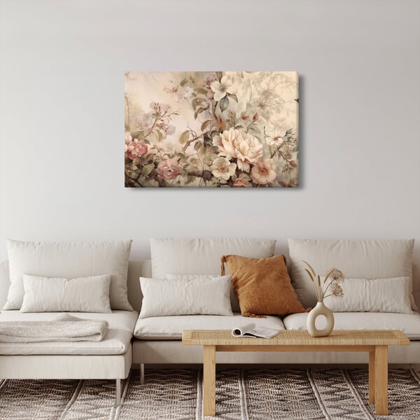Kép - Vintage madár festmény (90x60 cm)