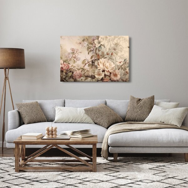 Kép - Vintage madár festmény (90x60 cm)