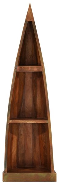 Tömör újrahasznosított fa csónakszekrény 39 x 27 x 127 cm
