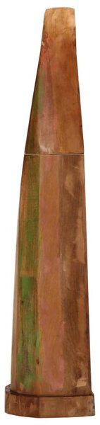 Tömör újrahasznosított fa csónakszekrény 39 x 27 x 127 cm