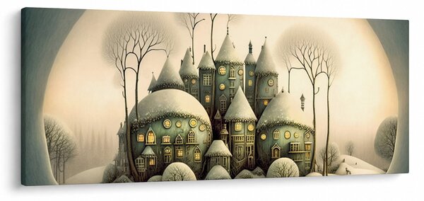 Kép - Mesebeli házikók (120x50 cm)