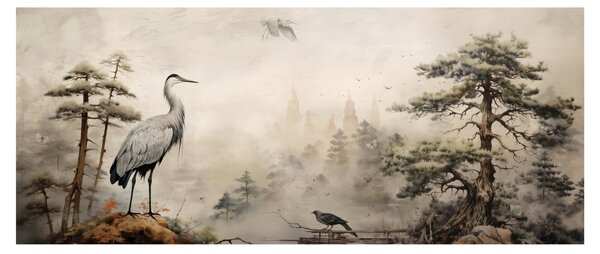 Kép - Rajzfilm tájkép (120x50 cm)