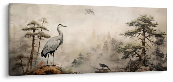 Kép - Rajzfilm tájkép (120x50 cm)