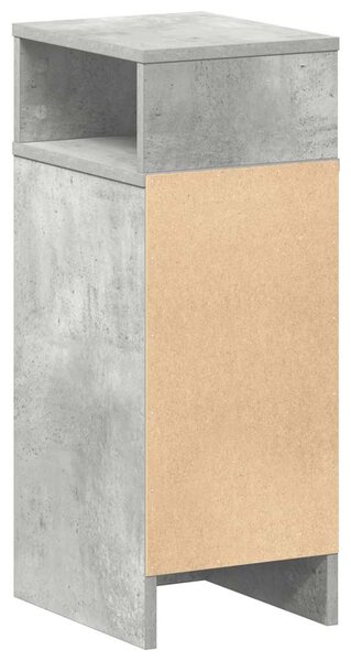 Betonszürke éjjeliszekrény fiókkal 25 x 31 x 66 cm
