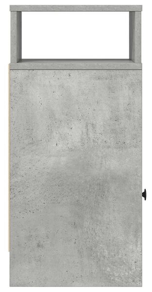 Betonszürke éjjeliszekrény fiókkal 25 x 31 x 66 cm