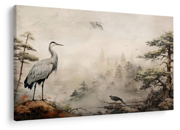 Kép - Rajzfilm tájkép (90x60 cm)