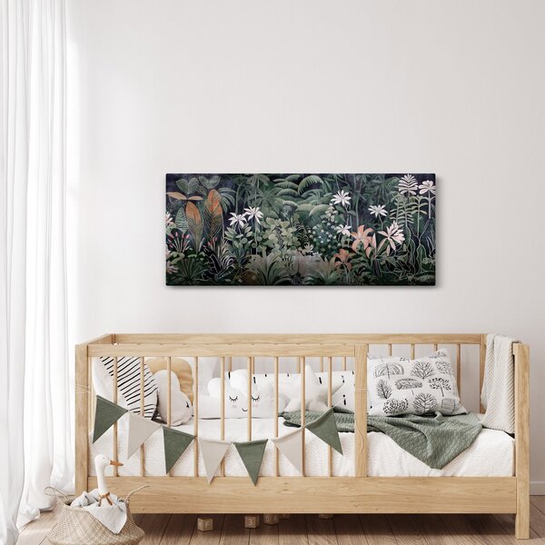 Kép - Festett dzsungel minta (120x50 cm)