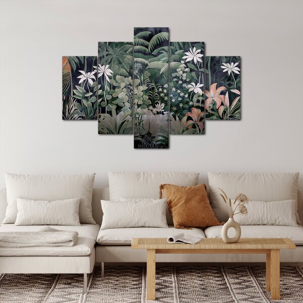 Kép - Festett dzsungel minta (150x105 cm)