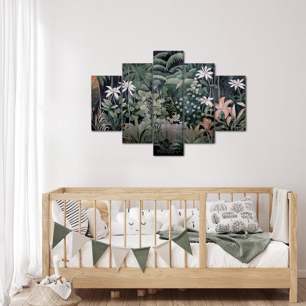 Kép - Festett dzsungel minta (150x105 cm)