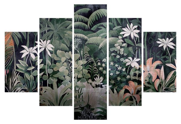 Kép - Festett dzsungel minta (150x105 cm)