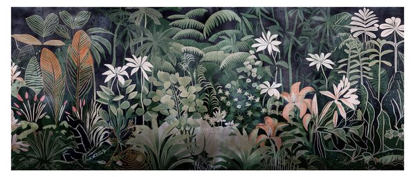 Kép - Festett dzsungel minta (120x50 cm)