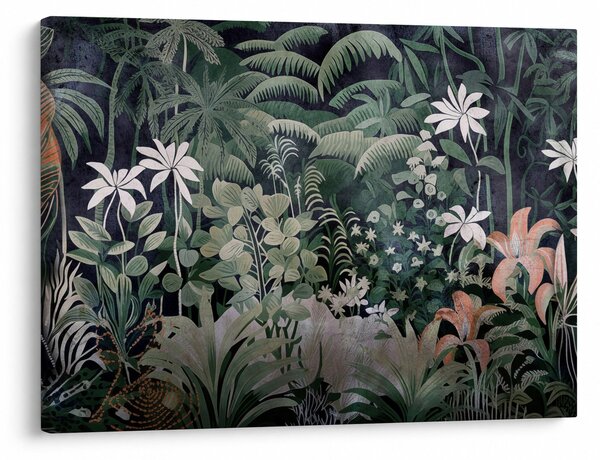 Kép - Festett dzsungel minta (70x50 cm)