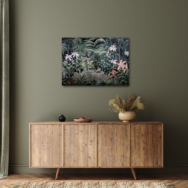 Kép - Festett dzsungel minta (70x50 cm)