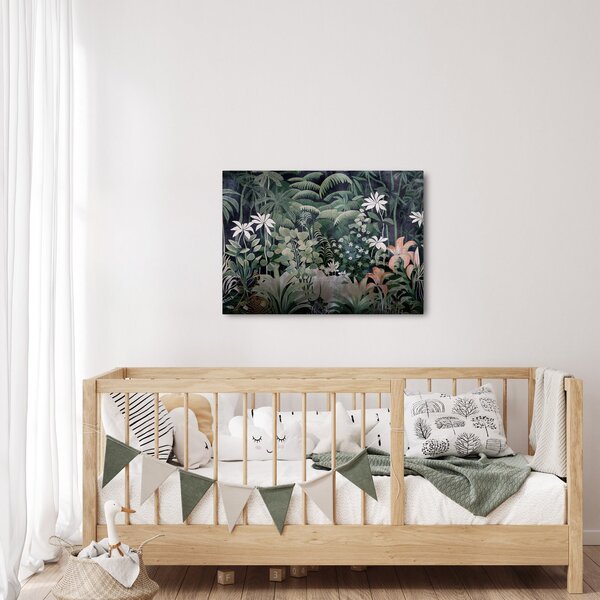 Kép - Festett dzsungel minta (70x50 cm)