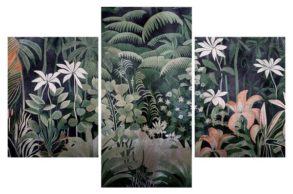 Kép - Festett dzsungel minta (90x60 cm)