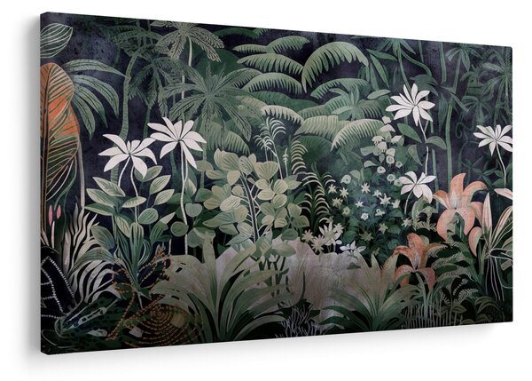 Kép - Festett dzsungel minta (90x60 cm)