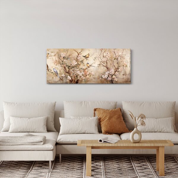 Kép - Vintage madár festmény II. (120x50 cm)