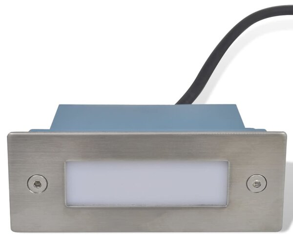 2 db süllyesztett LED lépcsőlámpa 44 x 111 x 56 mm
