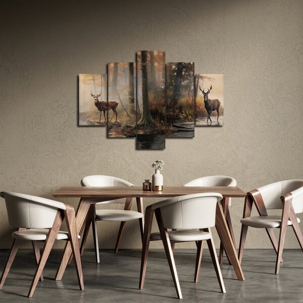Kép - Vintage vadvilág festmény (150x105 cm)