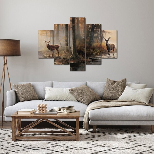 Kép - Vintage vadvilág festmény (150x105 cm)