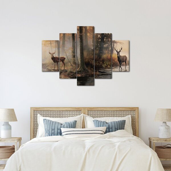 Kép - Vintage vadvilág festmény (150x105 cm)