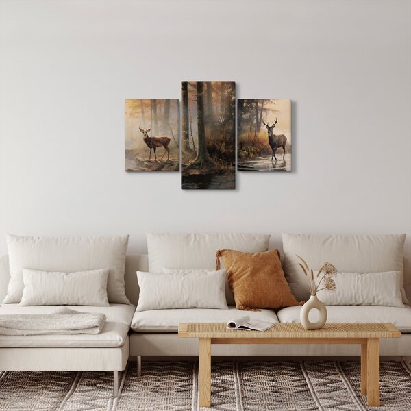 Kép - Vintage vadvilág festmény (90x60 cm)