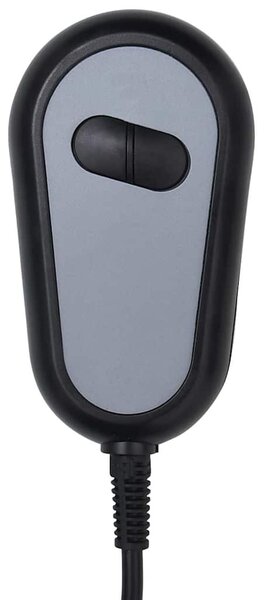 Krémszínű műbőr elektromos masszázsfotel