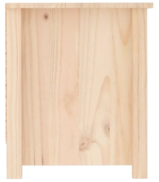 Tömör fenyőfa cipősszekrény 110 x 38 x 45,5 cm