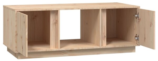 Tömör fenyőfa dohányzóasztal 110 x 50 x 40 cm