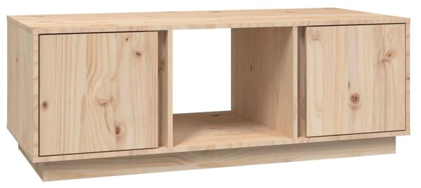 Tömör fenyőfa dohányzóasztal 110 x 50 x 40 cm